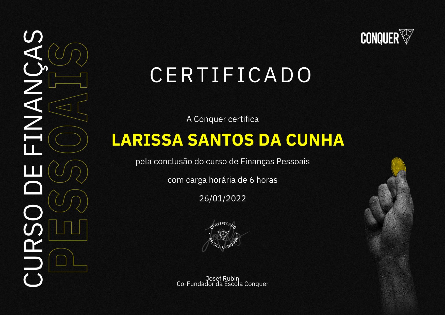 Certificado de Finanças Pessoais